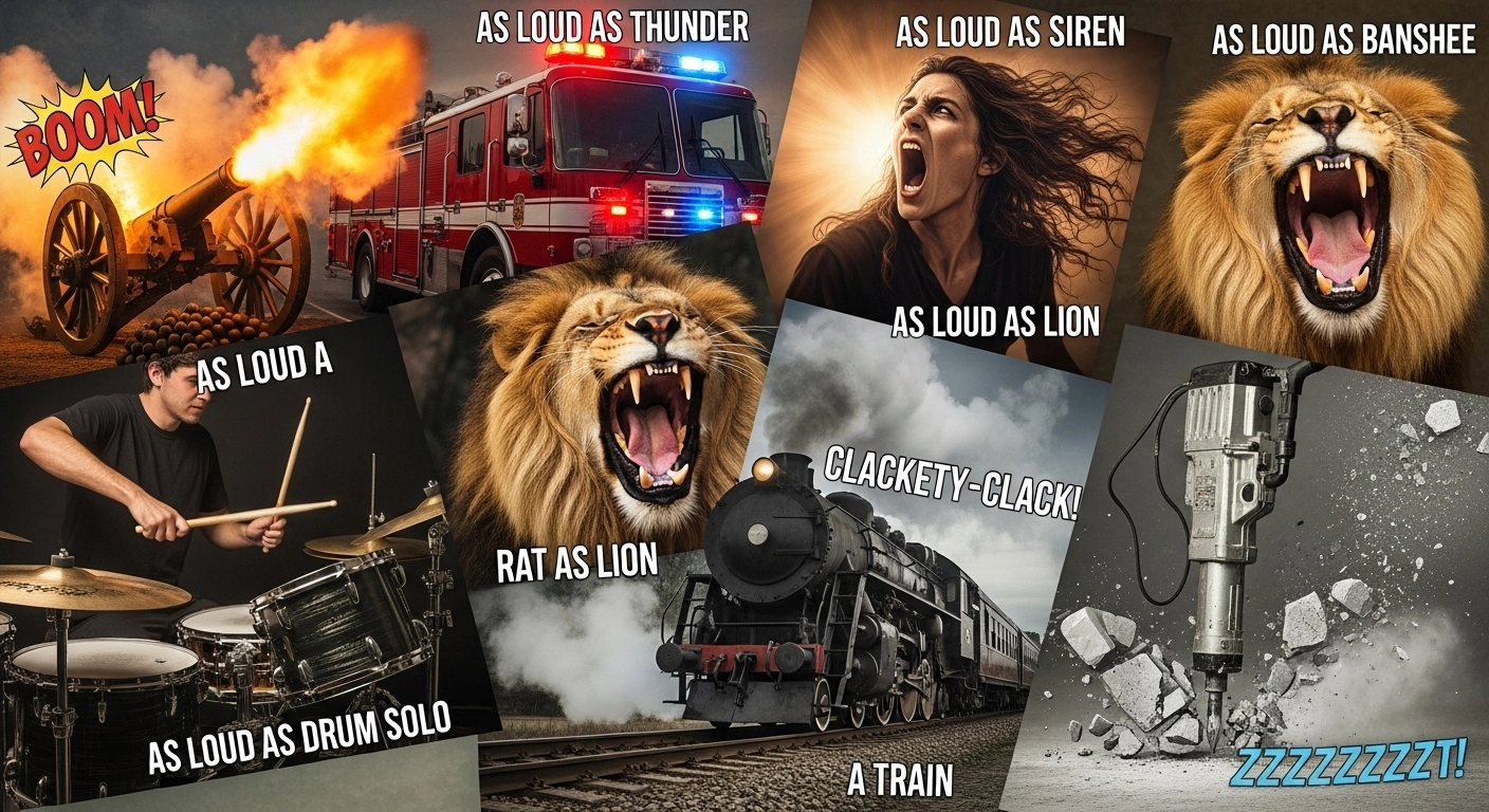 Loud Things for Similes