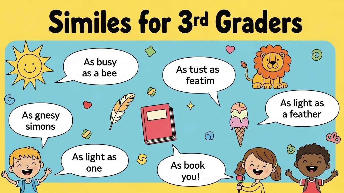 Similes for 3rd Graders