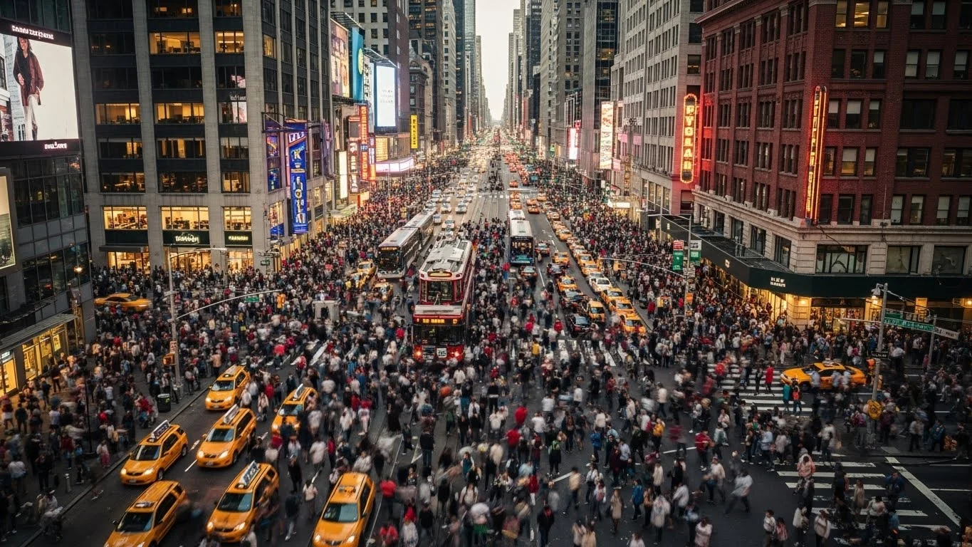 Similes for a Crowded Place