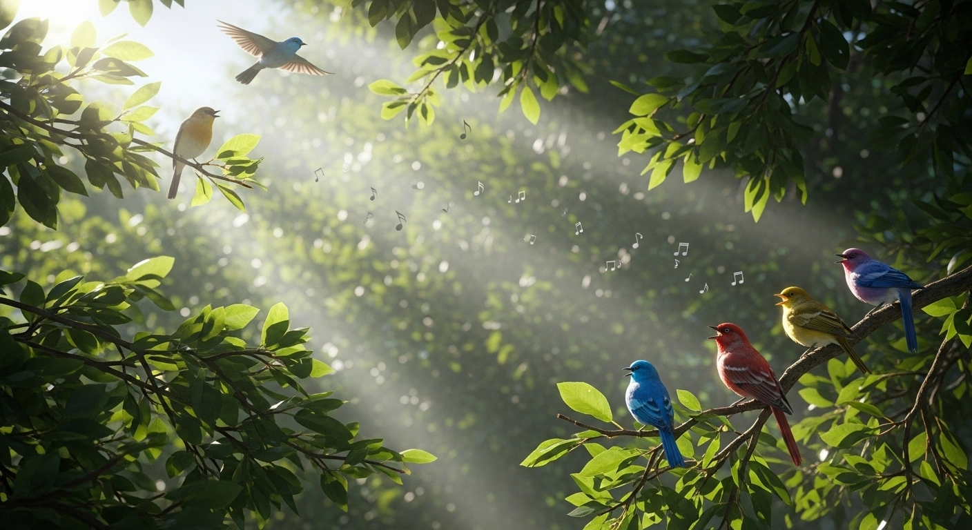 Similes for Birds Chirping