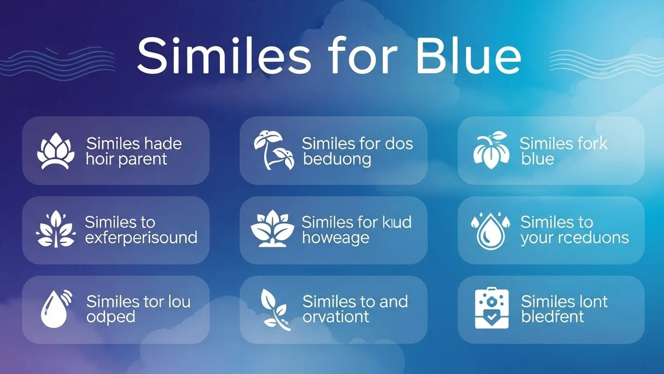 Similes for Blue