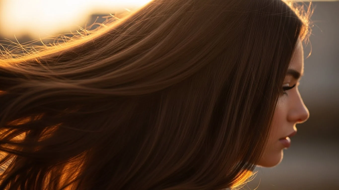 Similes for Brown Hair