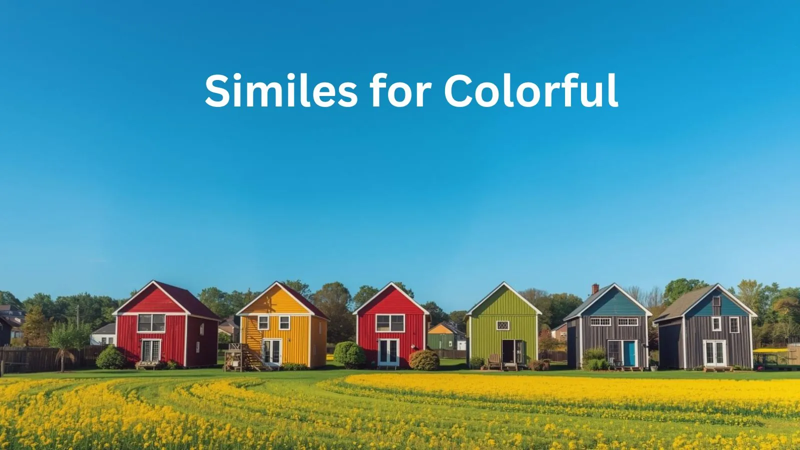 Similes for Colorful