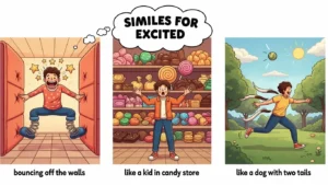 Similes for Excited