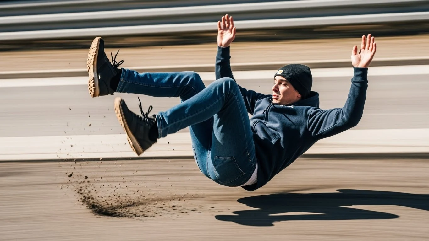 Similes for Falling Down