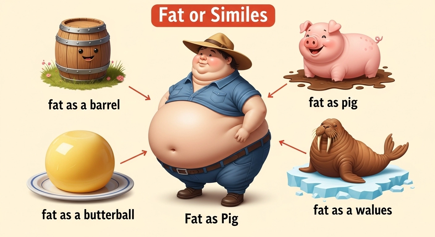 Similes for Fat