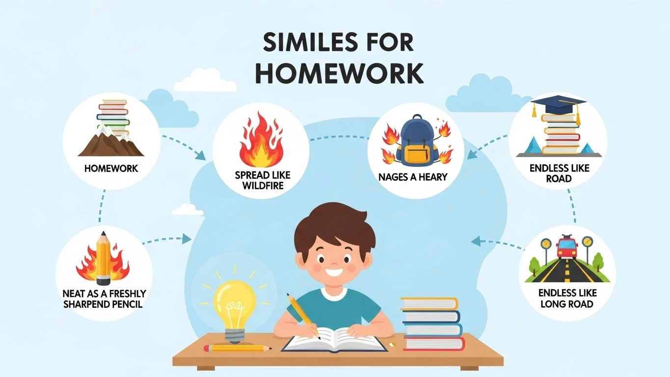 Similes for Homework