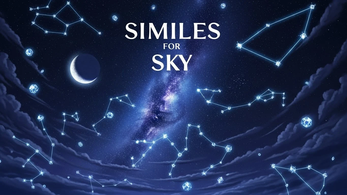 Similes for Night Sky