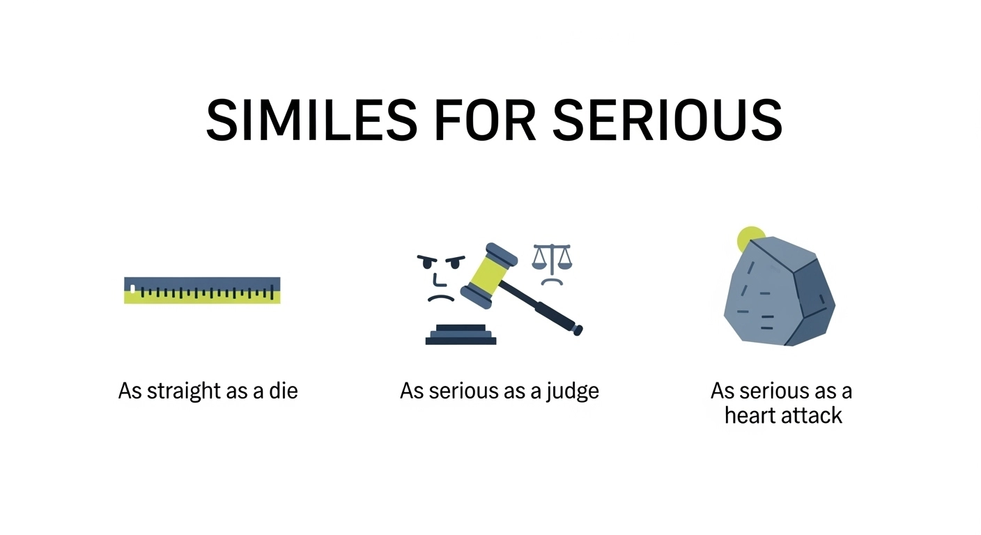 Similes for Serious