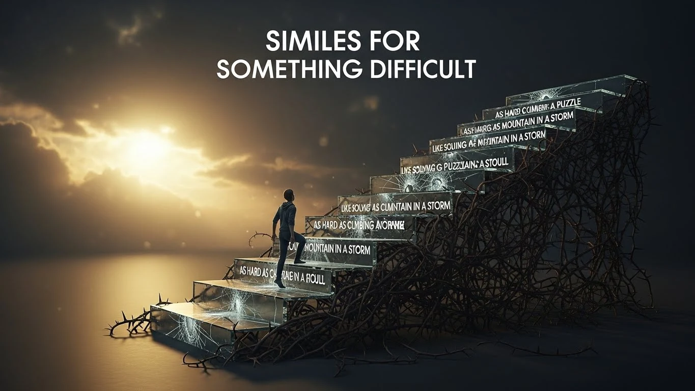 Similes for Something Difficult