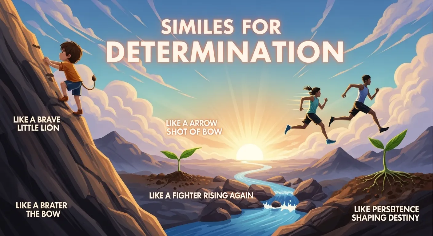 Similes for Determination