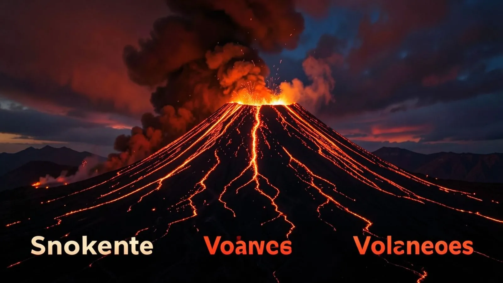 Similes for Volcanoes